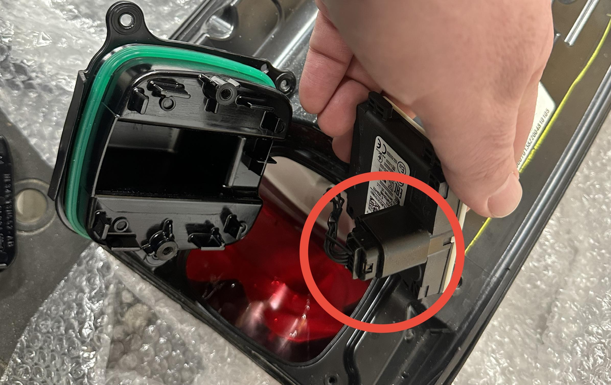 Ford F-150 Lightning Broken rear tail light (my fault) - instructions on how to move BIS sensor to new tail light 009CE48F-358B-41F4-A789-4A5FBBF9AA1D