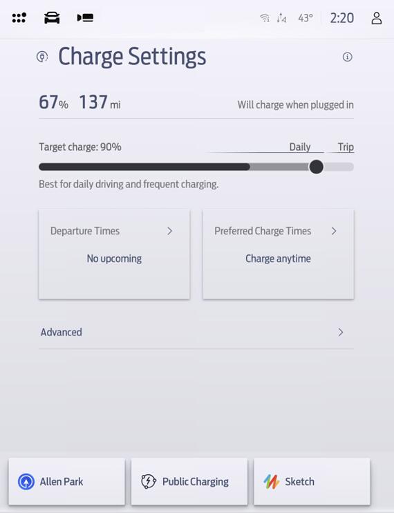 Ford F-150 Lightning Announcing: Expanded Charge Settings – Take Control of Your Charge 01 - Charge Settings Not Plugged In