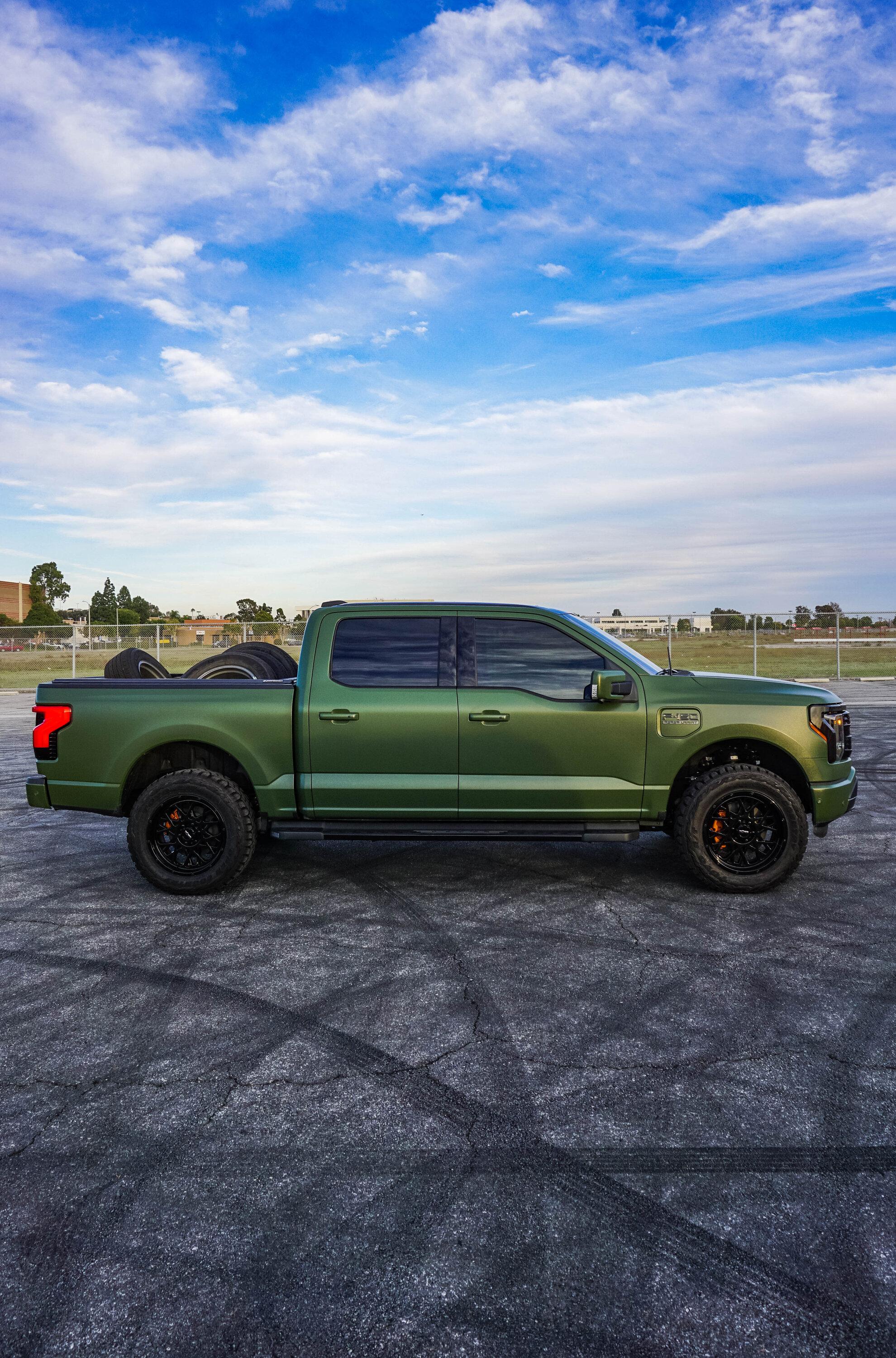 Ford F-150 Lightning My wife isn’t happy, but worth it: 2022 F-150 Lightning Build w/ green wrap & many other mods 035472DD-D80A-4161-BC9D-09224126B53B