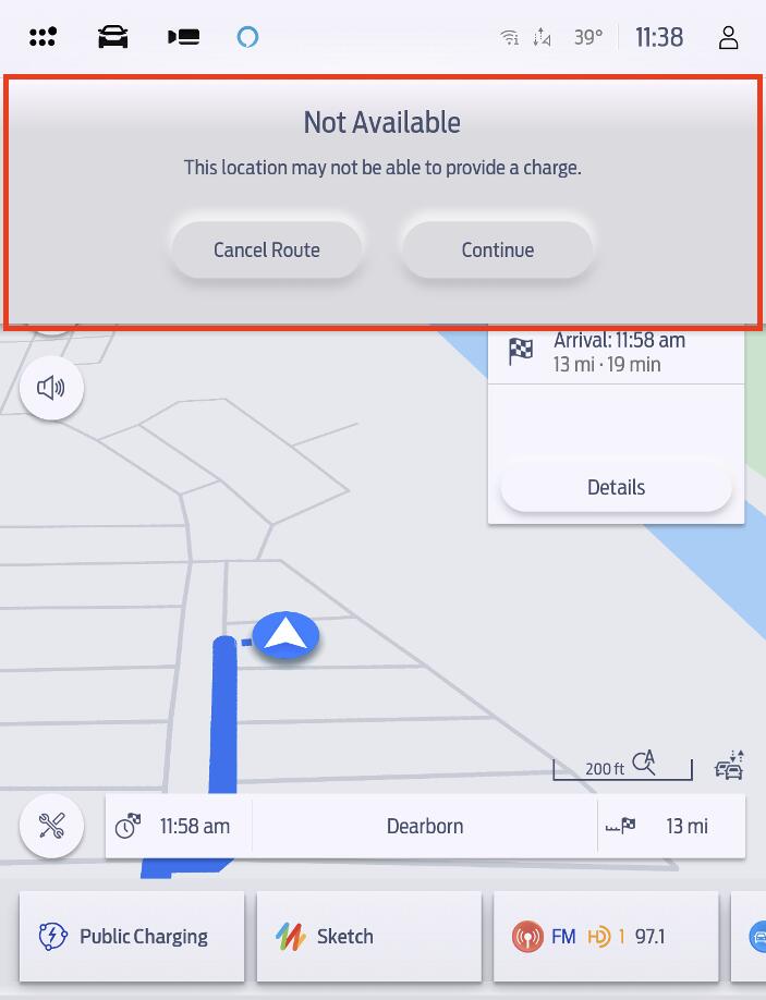 Ford F-150 Lightning Tesla Superchargers + Connected Navigation 07 - Not Available