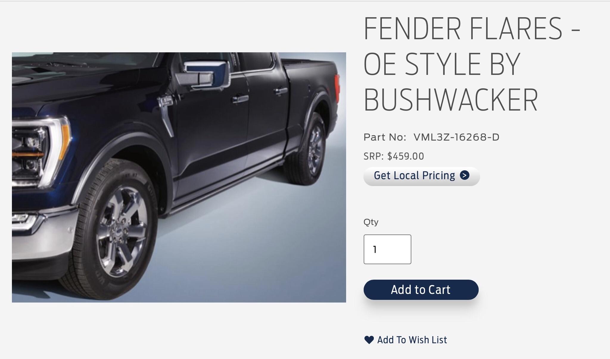 Ford F-150 Lightning Ordered Bushwhacker Extend-a-Fender – not impressed 0A80AC98-7B36-4CFB-922C-1CE8892F3E48