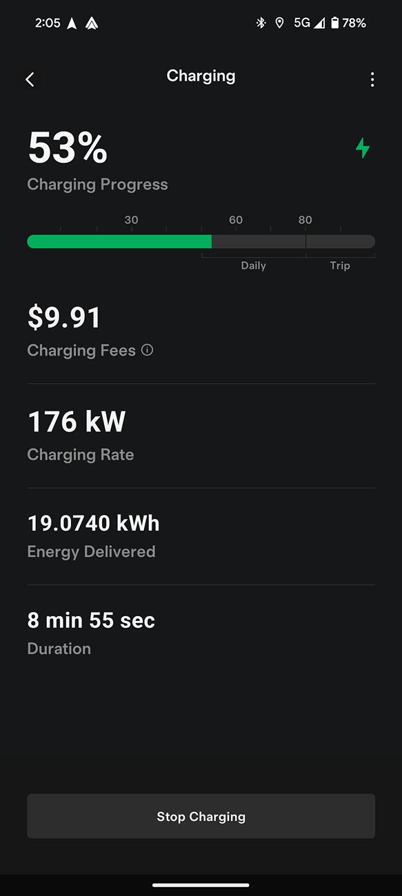 Ford F-150 Lightning Tesla charging giving 175kwh 1000000598