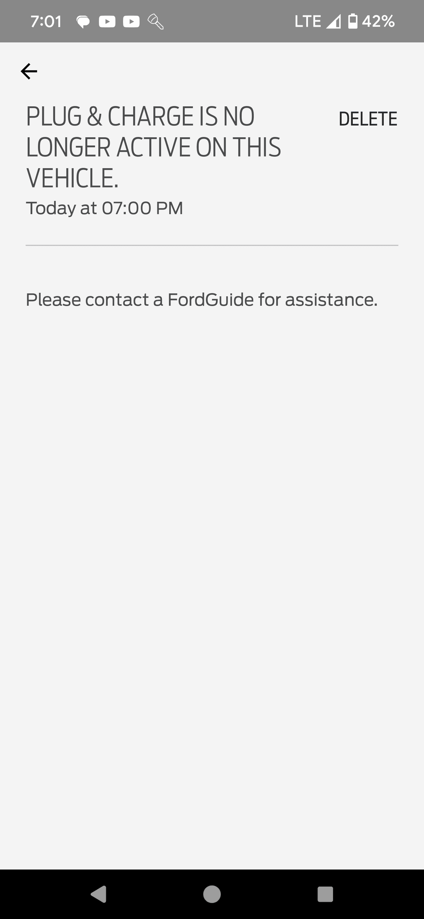 Ford F-150 Lightning Anyone else get this message about plug and charge? 1000002942