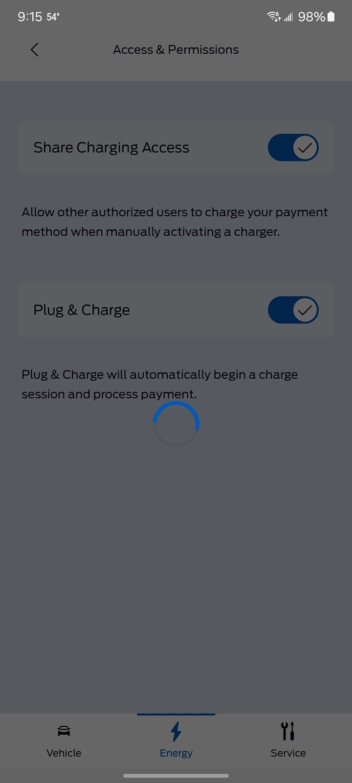 Ford F-150 Lightning How Do I Turn On Plug and Charge? 1000004402