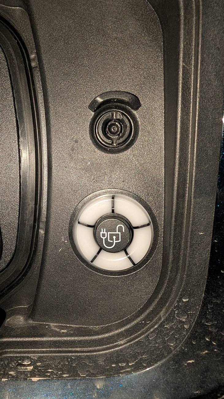 Ford F-150 Lightning Help! I can't get it or. Charge door plunger broke off 1000004801