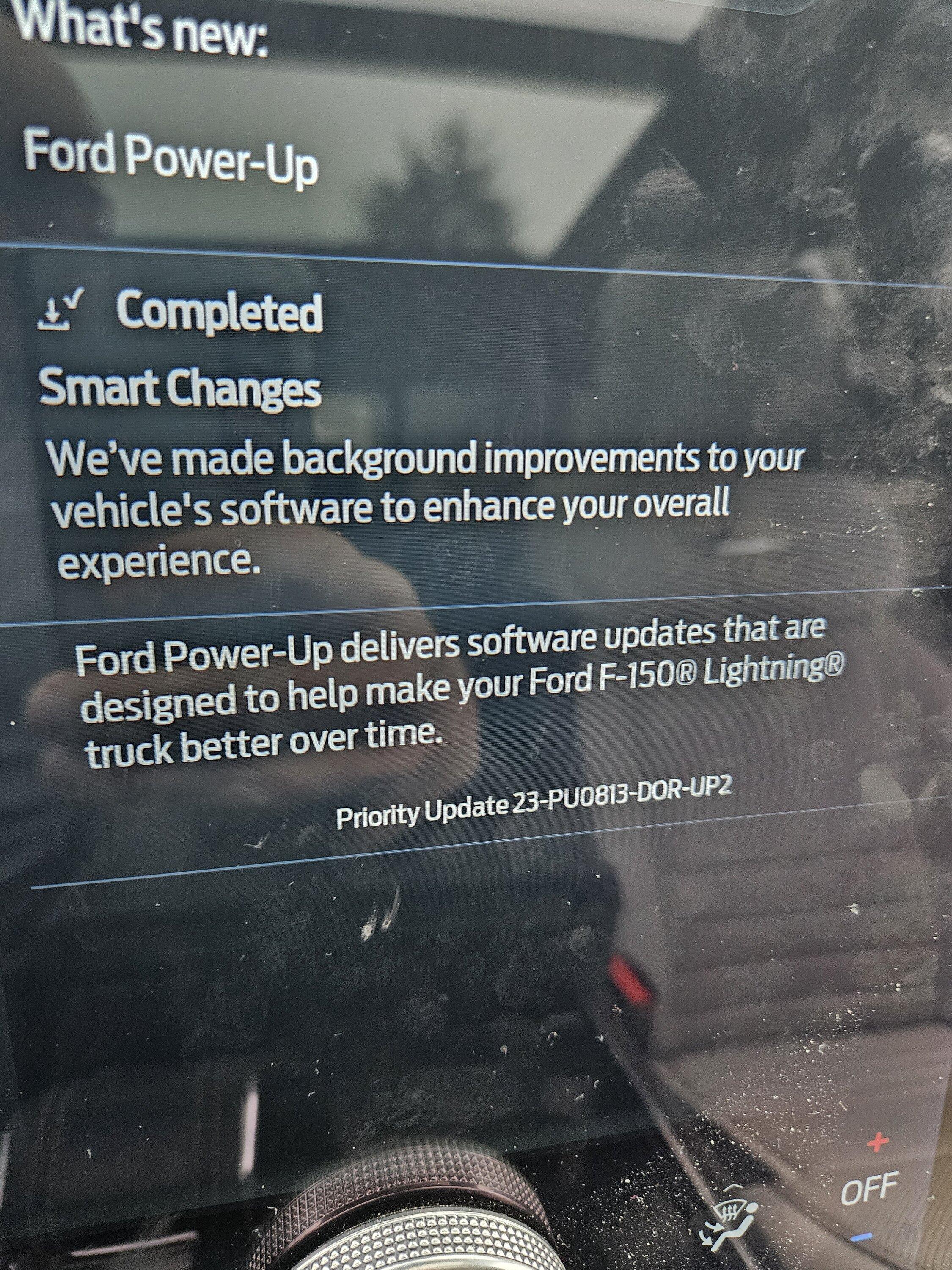 Ford F-150 Lightning I just got an update... 1000005519