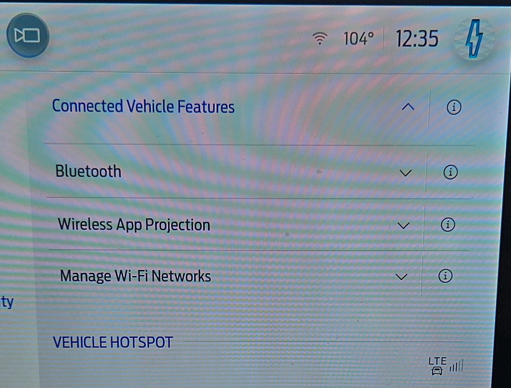 Ford F-150 Lightning What's in the connectivity menu? 1000005721