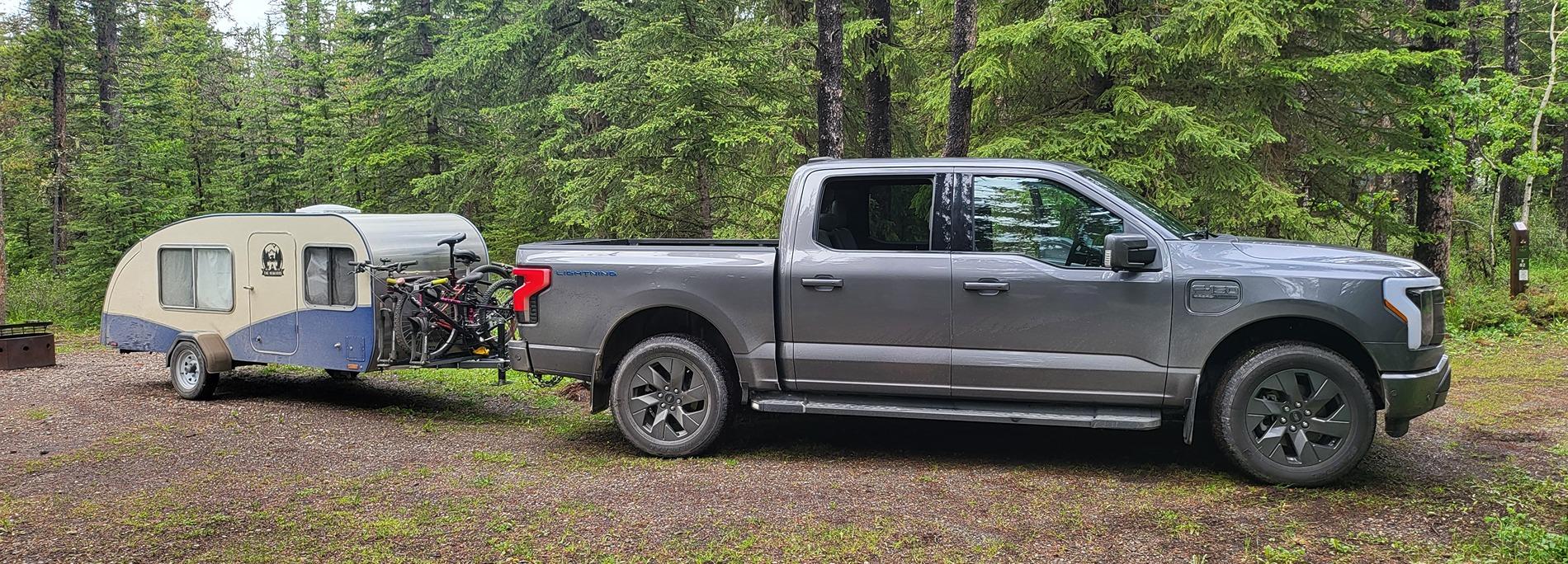 Ford F-150 Lightning First camping trip 1000005777