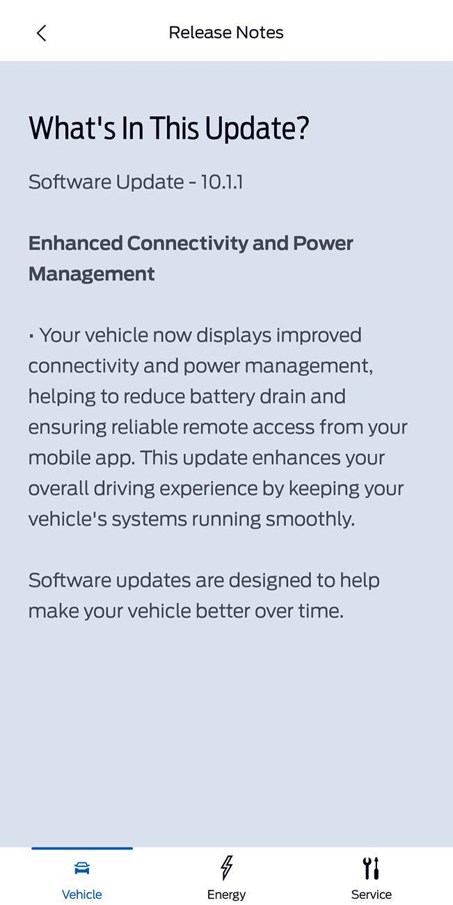 Ford F-150 Lightning OTA Software Update - 10.1.1 - Enhanced Conn & Power Management adds karaoke app 1000012930