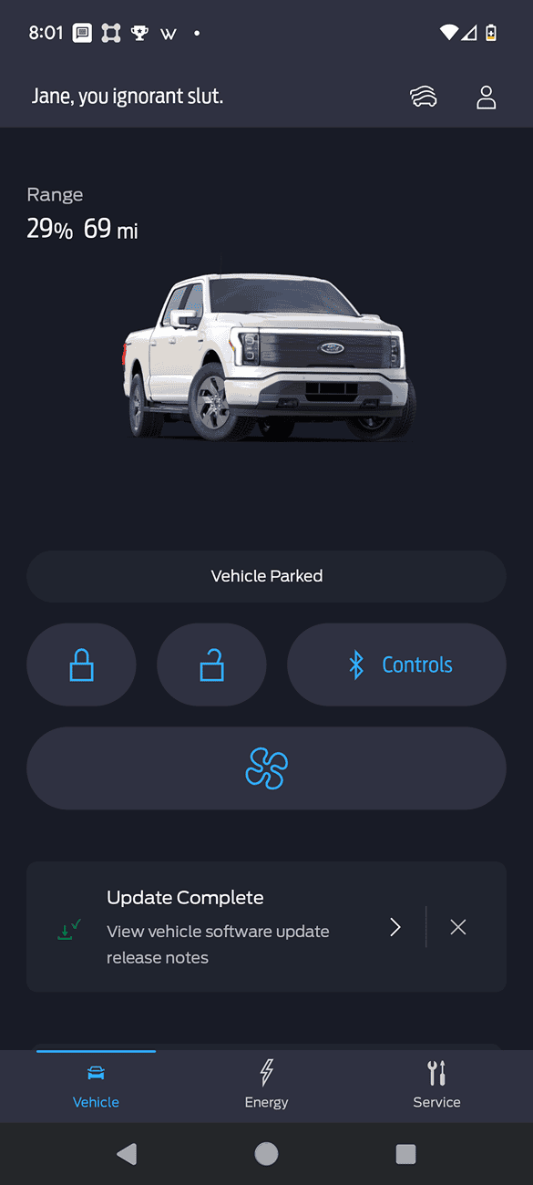 Ford F-150 Lightning New update (first in a while) 1000026119