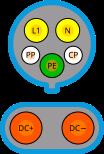 Ford F-150 Lightning NACS charge port retrofit for 22-24 Lightnings? 104px-J1772_%28CCS1%29.sv