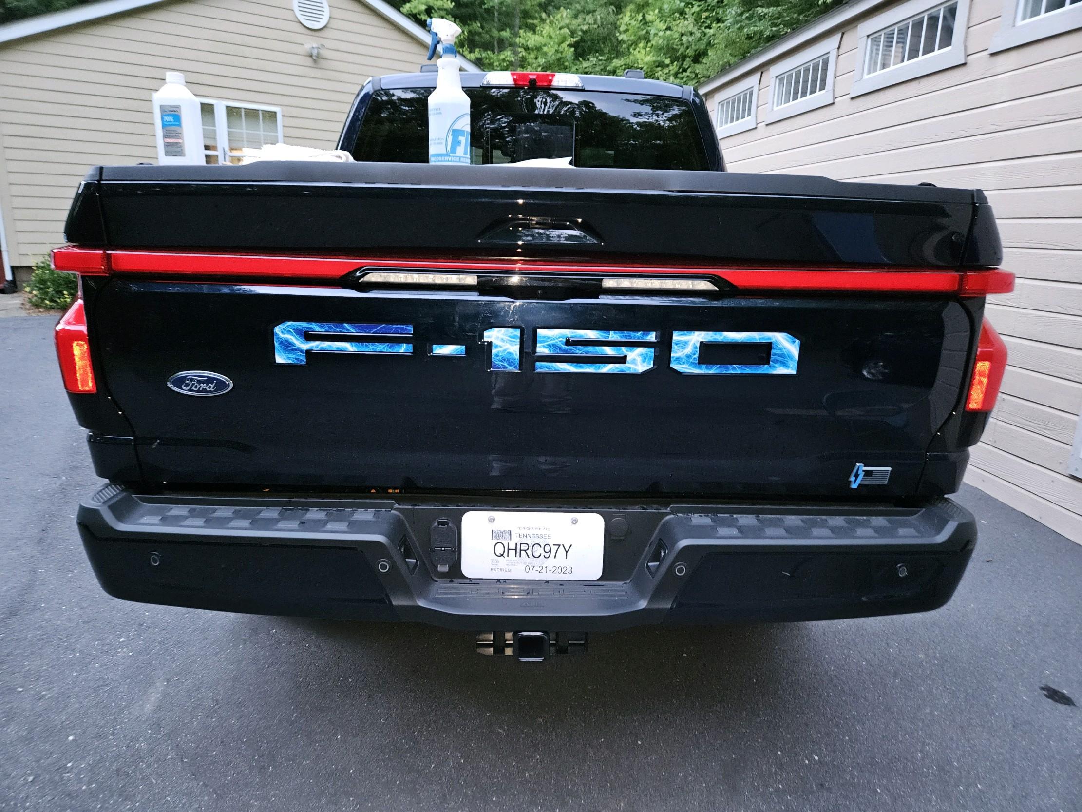 Ford F-150 Lightning Lightning Tow Hitch Cover 14573