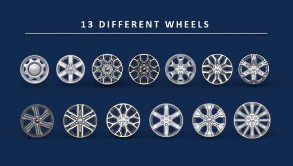 Ford F-150 Lightning Factory wheels options for 2021 F-150 1593388000653