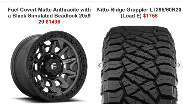 Ford F-150 Lightning Aftermarket wheels and tires on a Limited? Fuel Covert / Nitto Ridge Grapplers 1614276364303