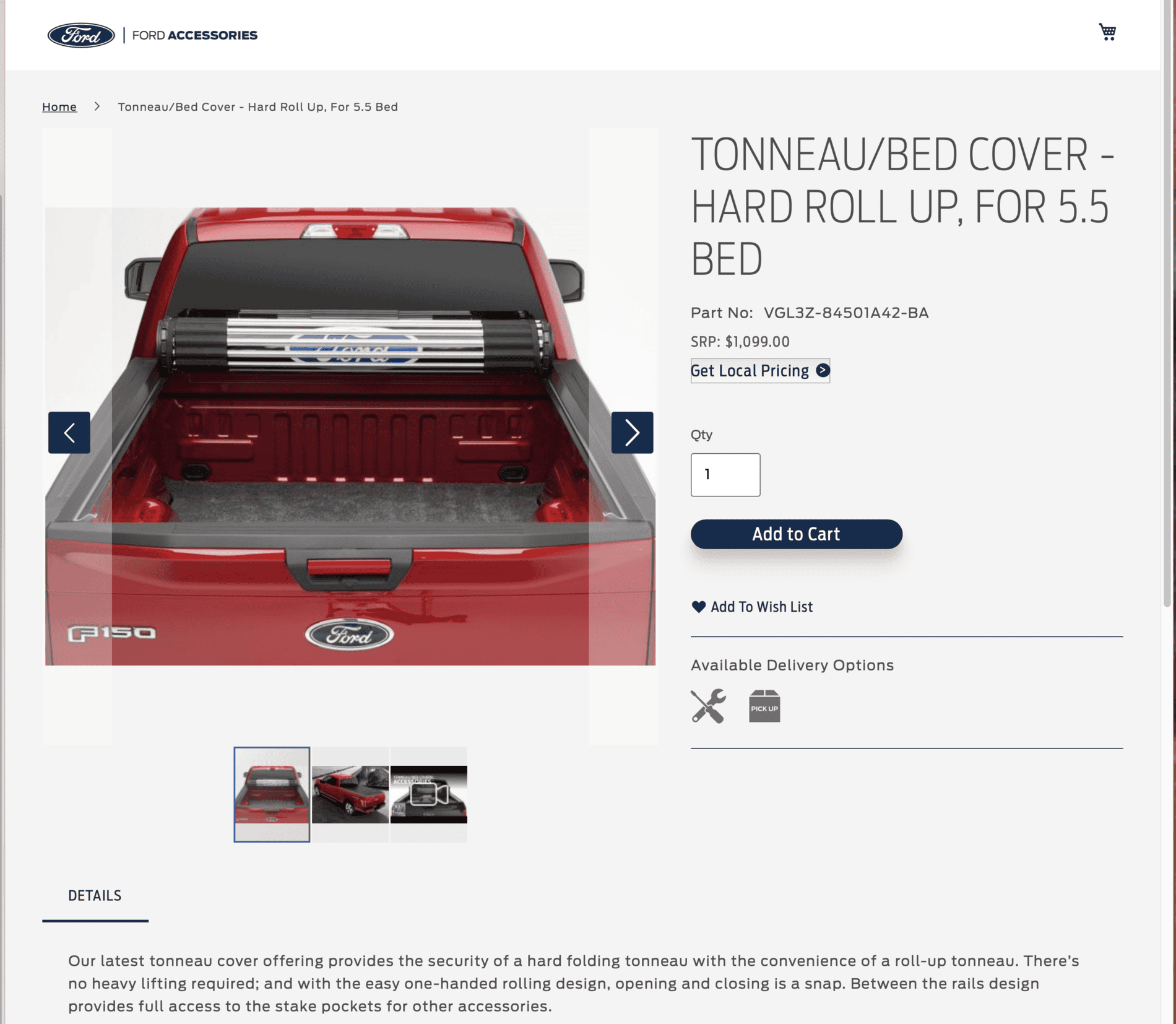 Ford F-150 Lightning Hard Bed Covers / Tonneau's that work with the F-150's Power Tailgate? 1624642300653