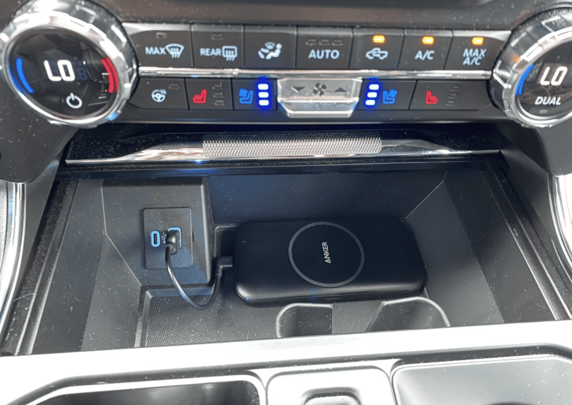 Ford F-150 Lightning Wireless Phone Charging for Lariat and Below Models 1625146238420