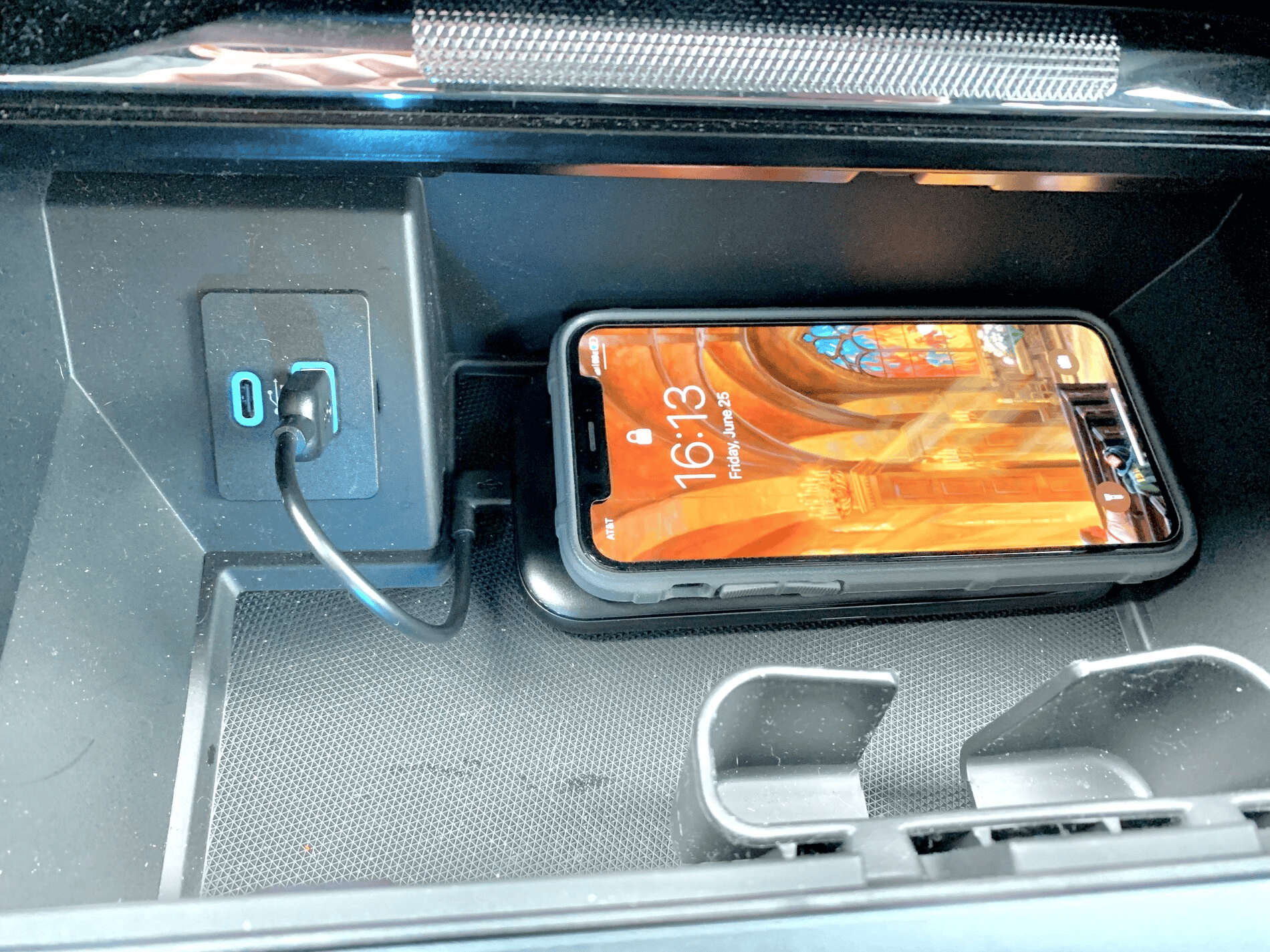 Ford F-150 Lightning Wireless Phone Charging for Lariat and Below Models 1625146436522