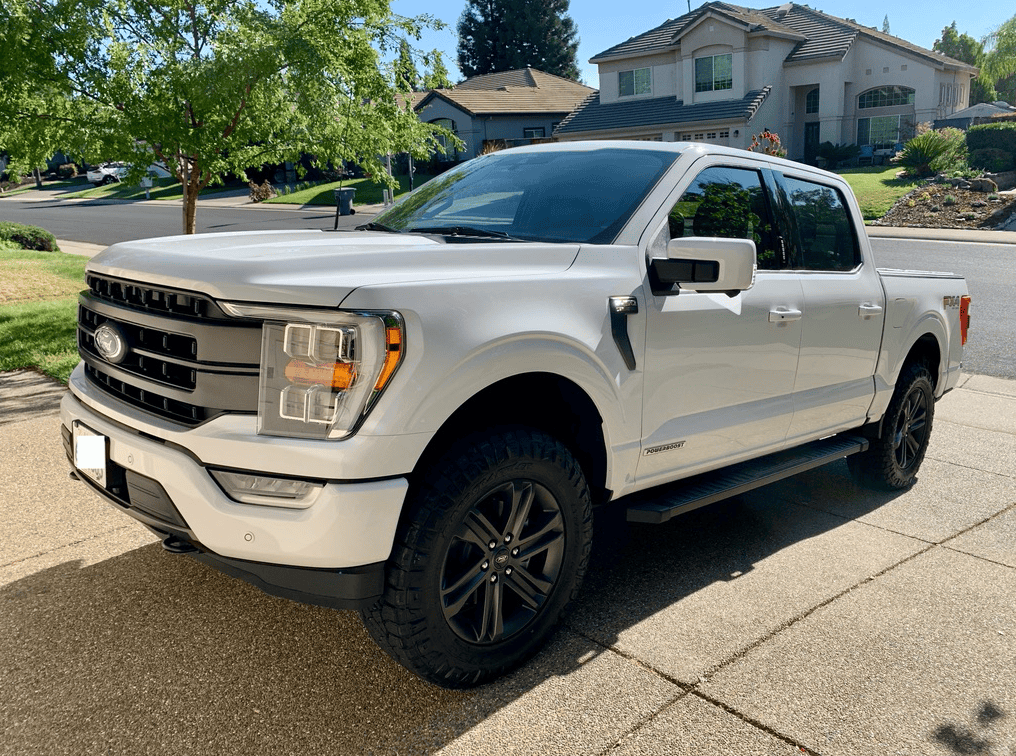 Ford F-150 Lightning Beefier tires on 2021 Platinum powerboost 1634852481865