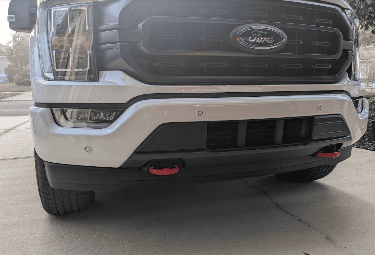 Painted tow hooks?  Ford Lightning Forum For F-150 Lightning EV Pickup:  News, Owners, Discussions, Community