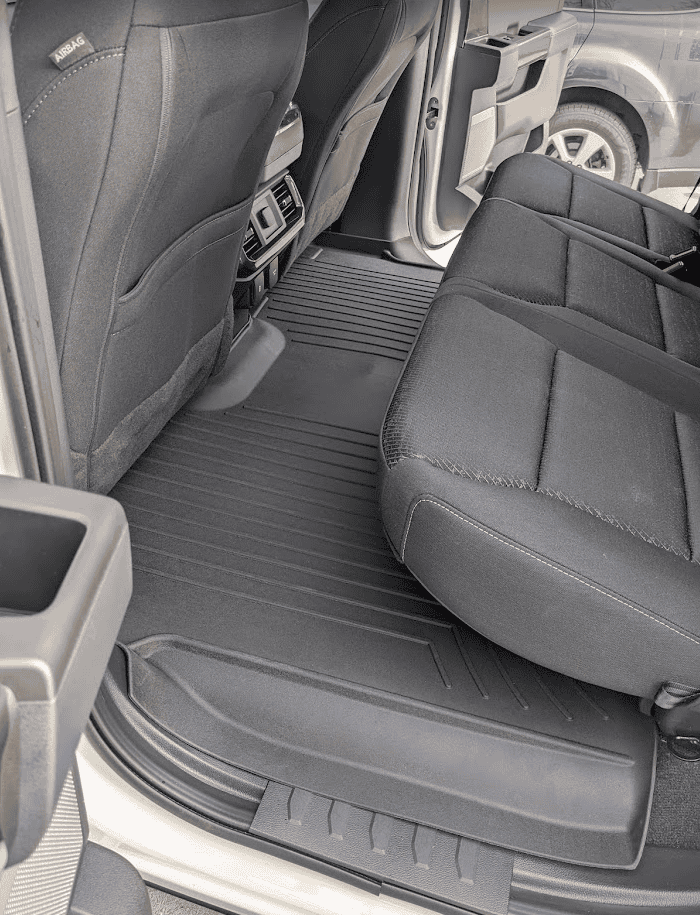 Ford F-150 Lightning WeatherTech HP Floorliners Installed 1639232490542