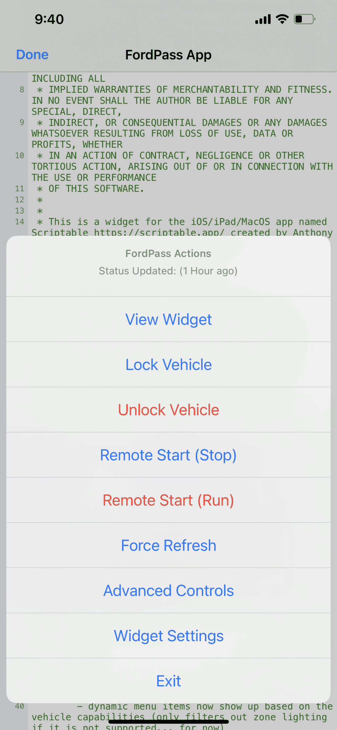 Ford F-150 Lightning FordPass - Scriptable Widget (iOS, iPad, MacOS) 1639881654144