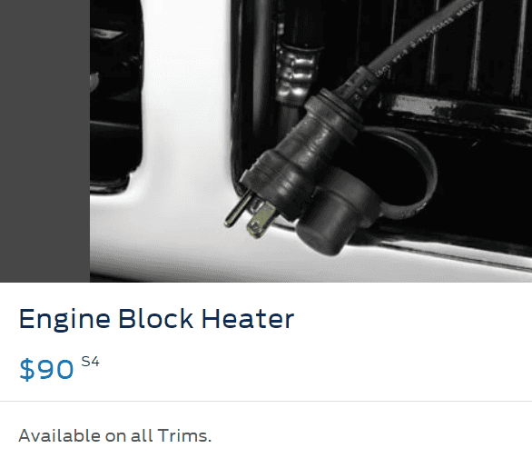 Ford F-150 Lightning Block Heater question (Winter) 1641220864669