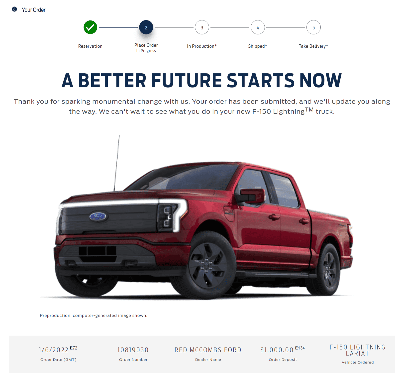 Ford F-150 Lightning Wave 1 Lightning invitation email thread [Update: Emails AFTER 5PM ET] 1641506724515