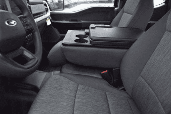 Ford F-150 Lightning Has anyone converted their fold down armrest (40/20/40 front seats) to a flip-up storage bin? 1646629171672