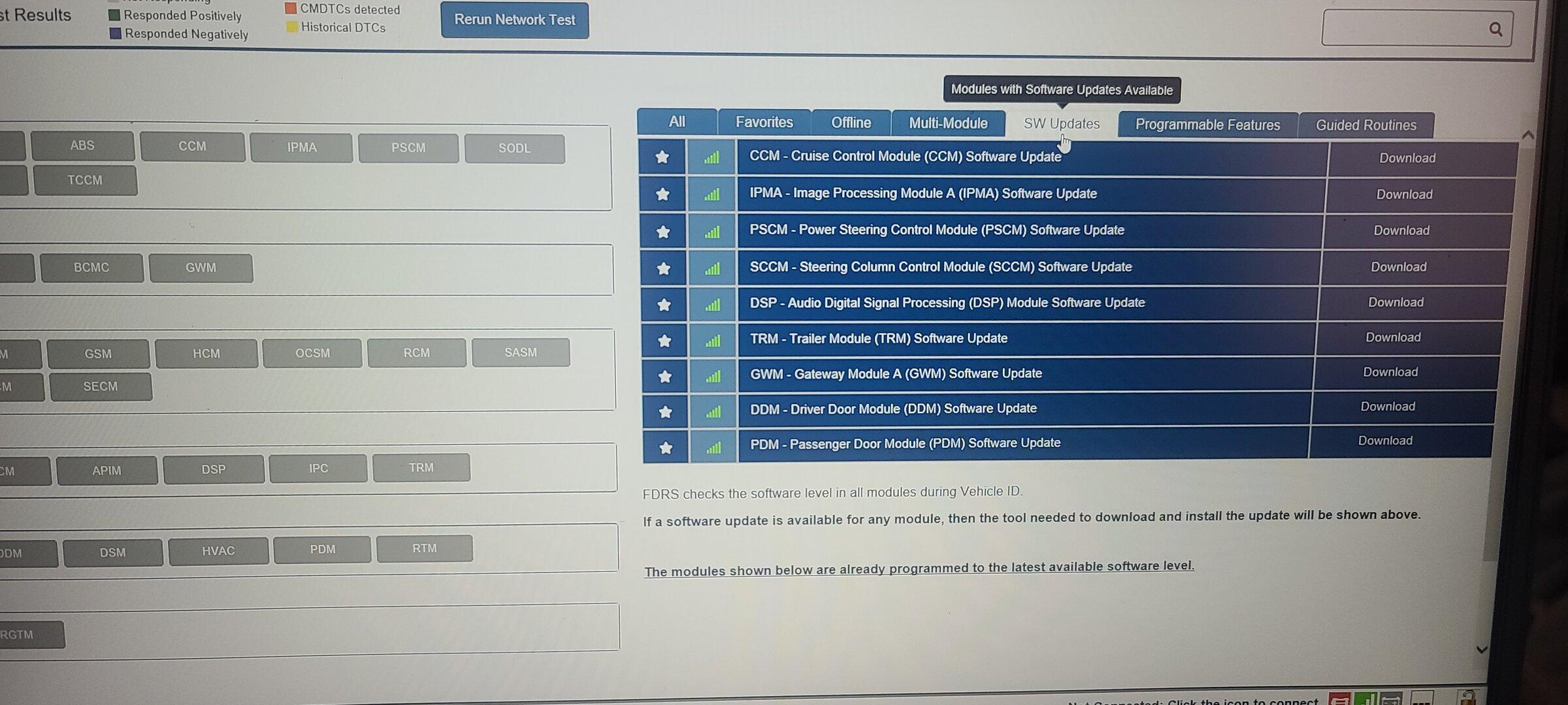 Ford F-150 Lightning ECU module programming guide using FDRS 16471726952041342446617704705878