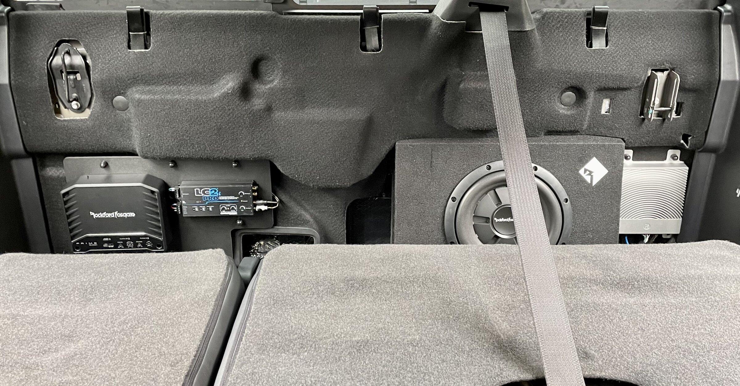 Ford F-150 Lightning Adding a Sub to non-unleashed BO system 1647988840018