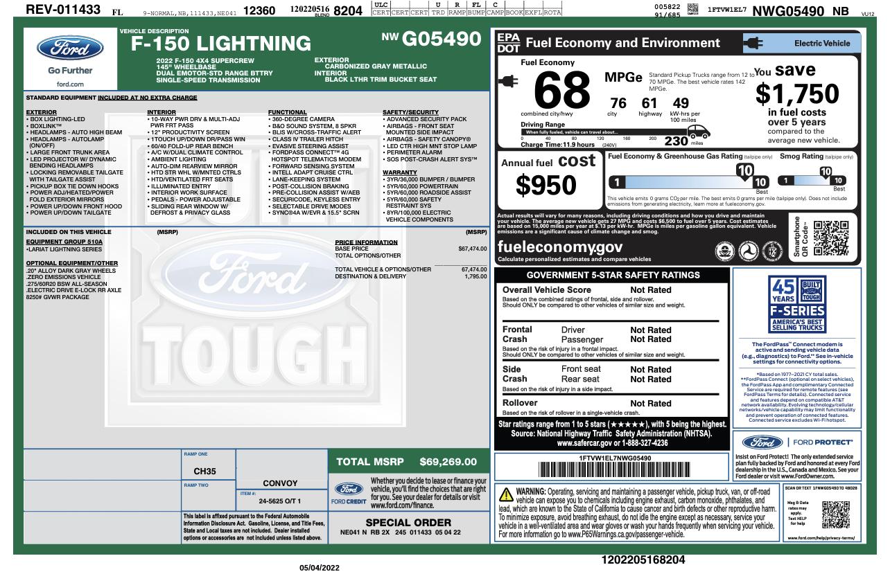 Ford F-150 Lightning ✅ 5/16 Lightning Build Week Group 1651720337213