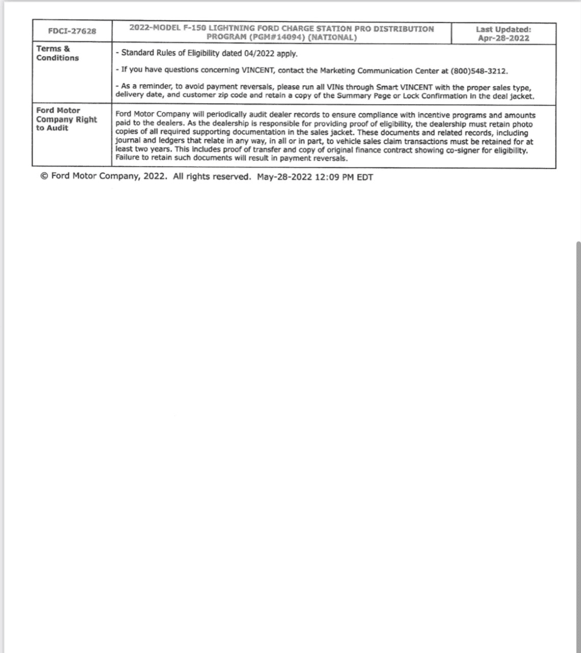 Ford F-150 Lightning Signature Required - Ford Charge Station Pro Distribution Agreement. SunRun info. 1653768128570