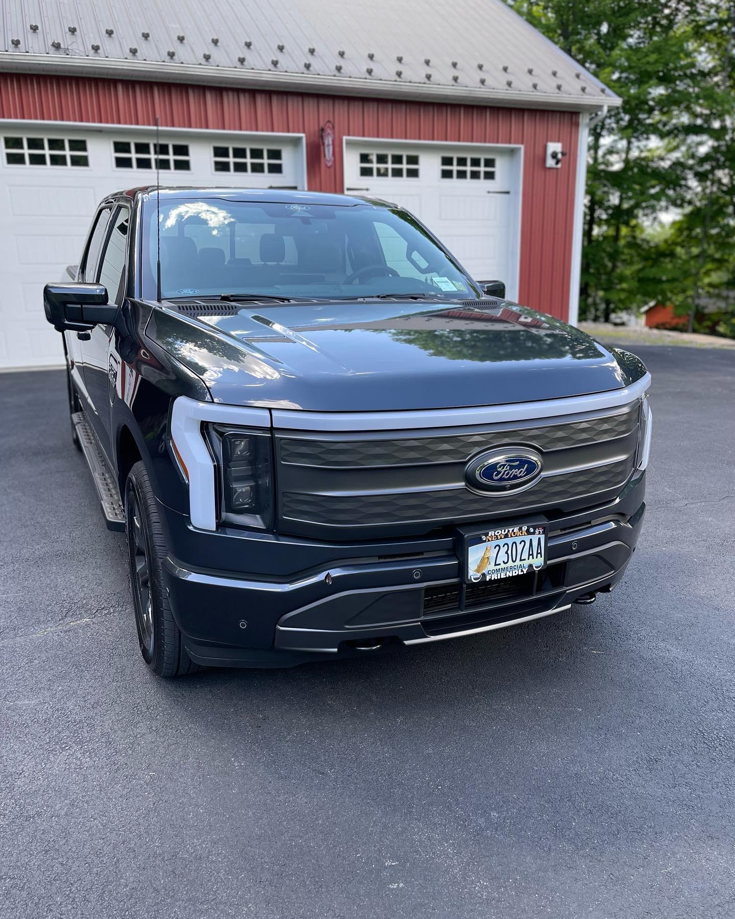 Ford F-150 Lightning Front license plate blocking active shutters ? Anyone concerned in states that require front plates? Holes in bumper OK? 1654313031586