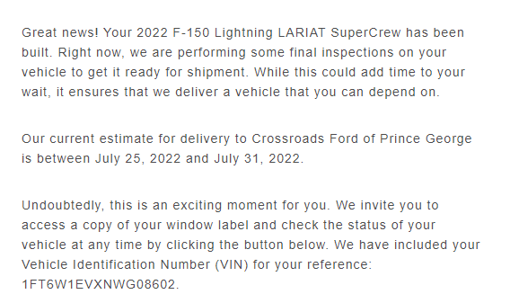 Ford F-150 Lightning ✅ 6/6 Lightning Build Week Group 1656697011611