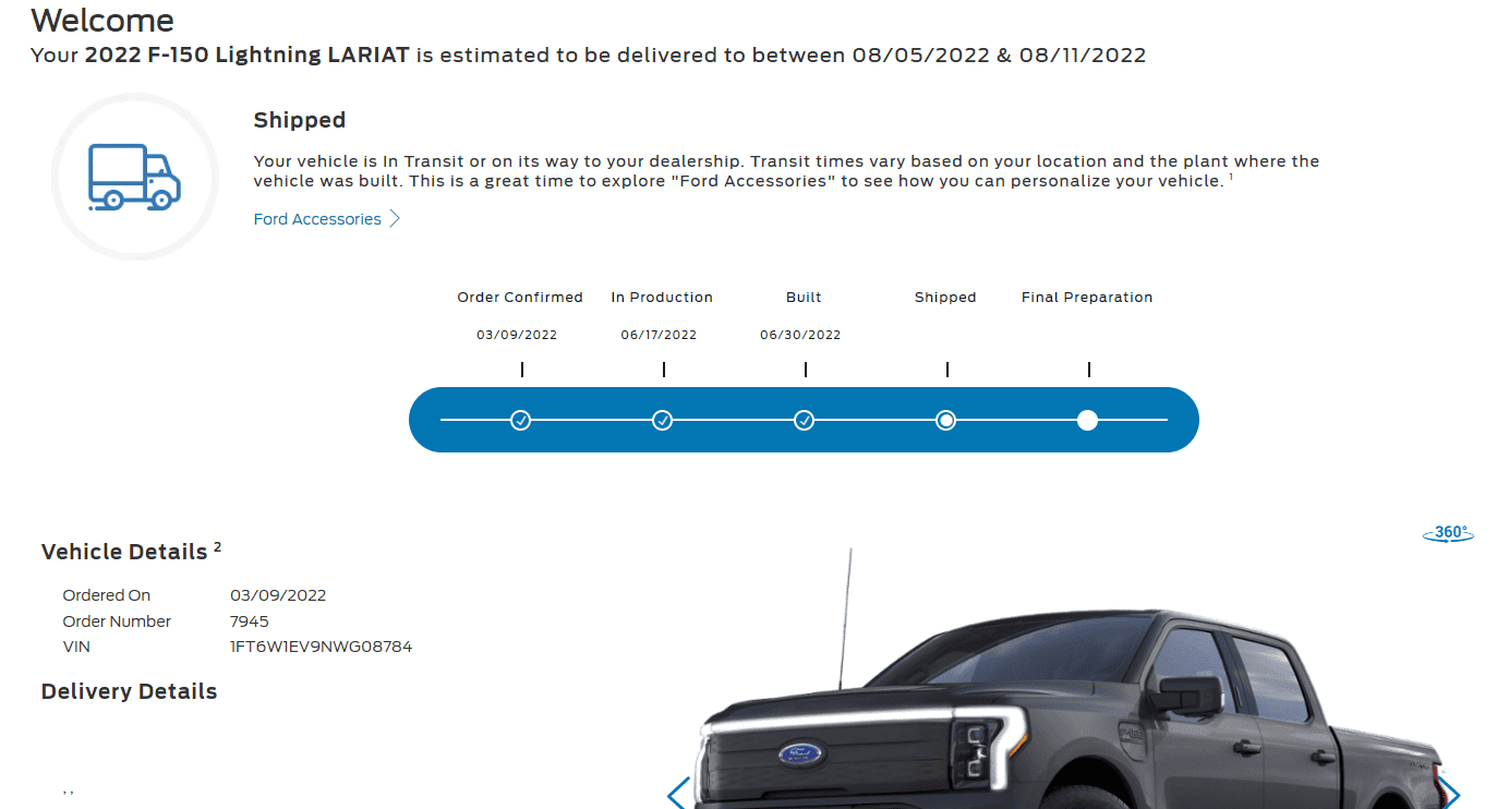 Ford F-150 Lightning ✅ 6/6 Lightning Build Week Group 1658254473073