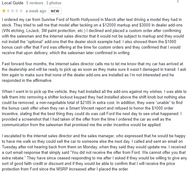 Ford F-150 Lightning Dealer refuses to sell the Lightning to the person who ordered. Marks it up by $50k and puts it on the lot. 1659376756603