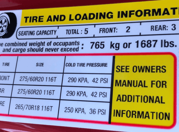 Ford F-150 Lightning Door Sticker Thread (GVWR / Payload / Tire and Loading Figures Label). Help and Add Yours! 1660350357650