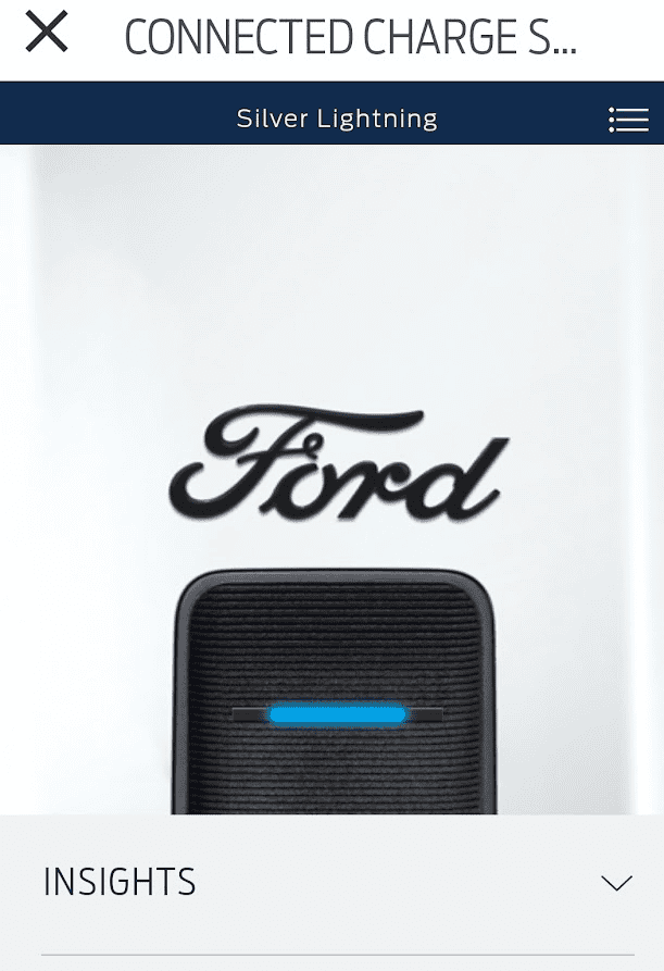 Ford F-150 Lightning Connected Charge Station: Missing charge reports 1671905884125