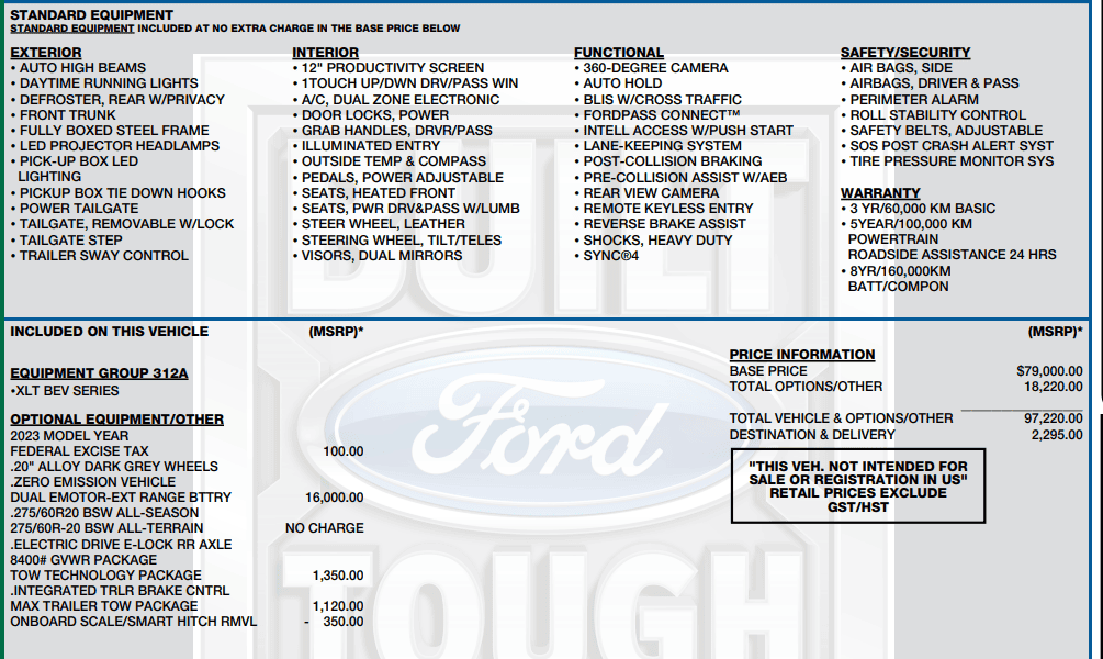 Ford F-150 Lightning Heated steering wheel- back now? 1683147288236