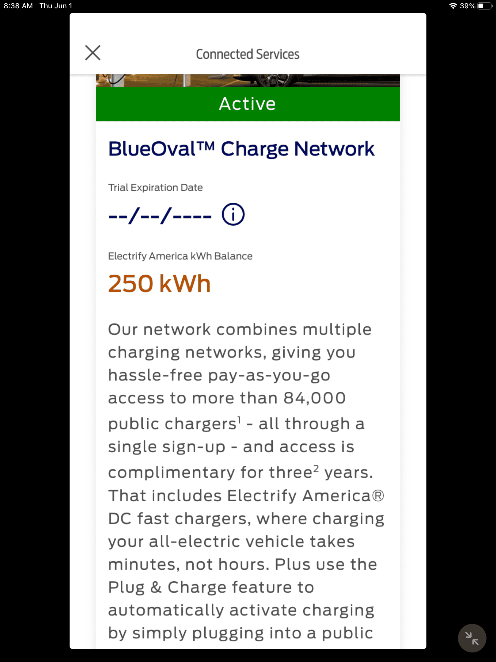 Ford F-150 Lightning BlueOval Charge Network Trial Extended One Year Complimentary 1685623209767