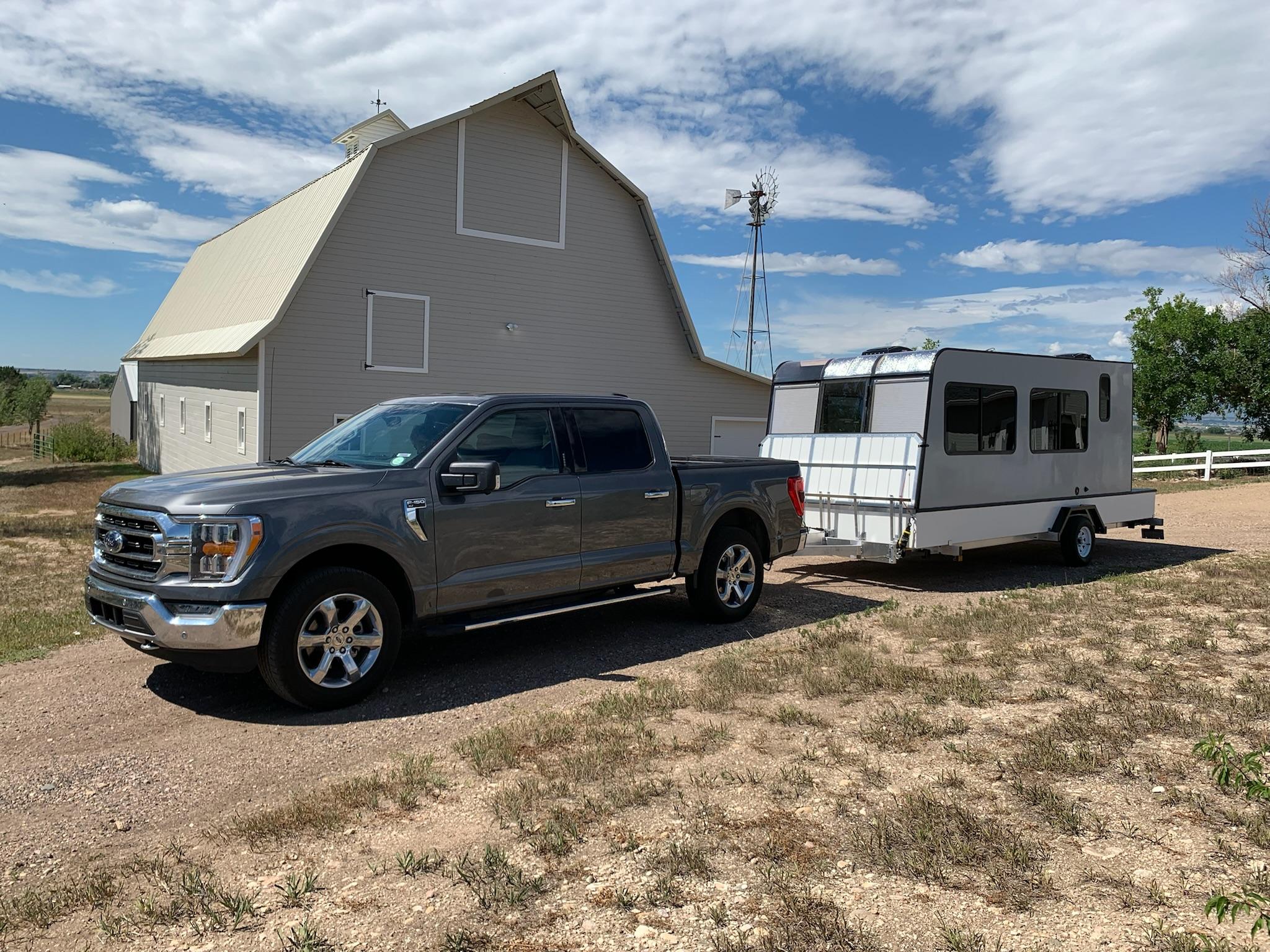 Ford F-150 Lightning The tiny, all-electric, slide-in camper I built for my F150 Lightning doesn’t have a shower, but I’m working on it... 1686184498977