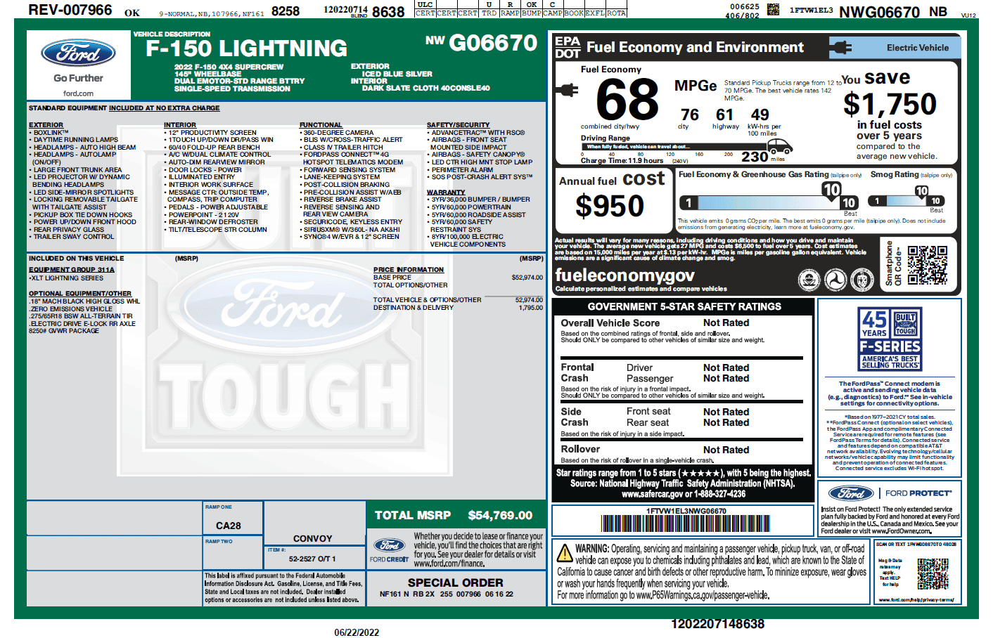 Ford F-150 Lightning Installing Pro Power Onboard 9.6kW Inverter - OEM 1687300769458