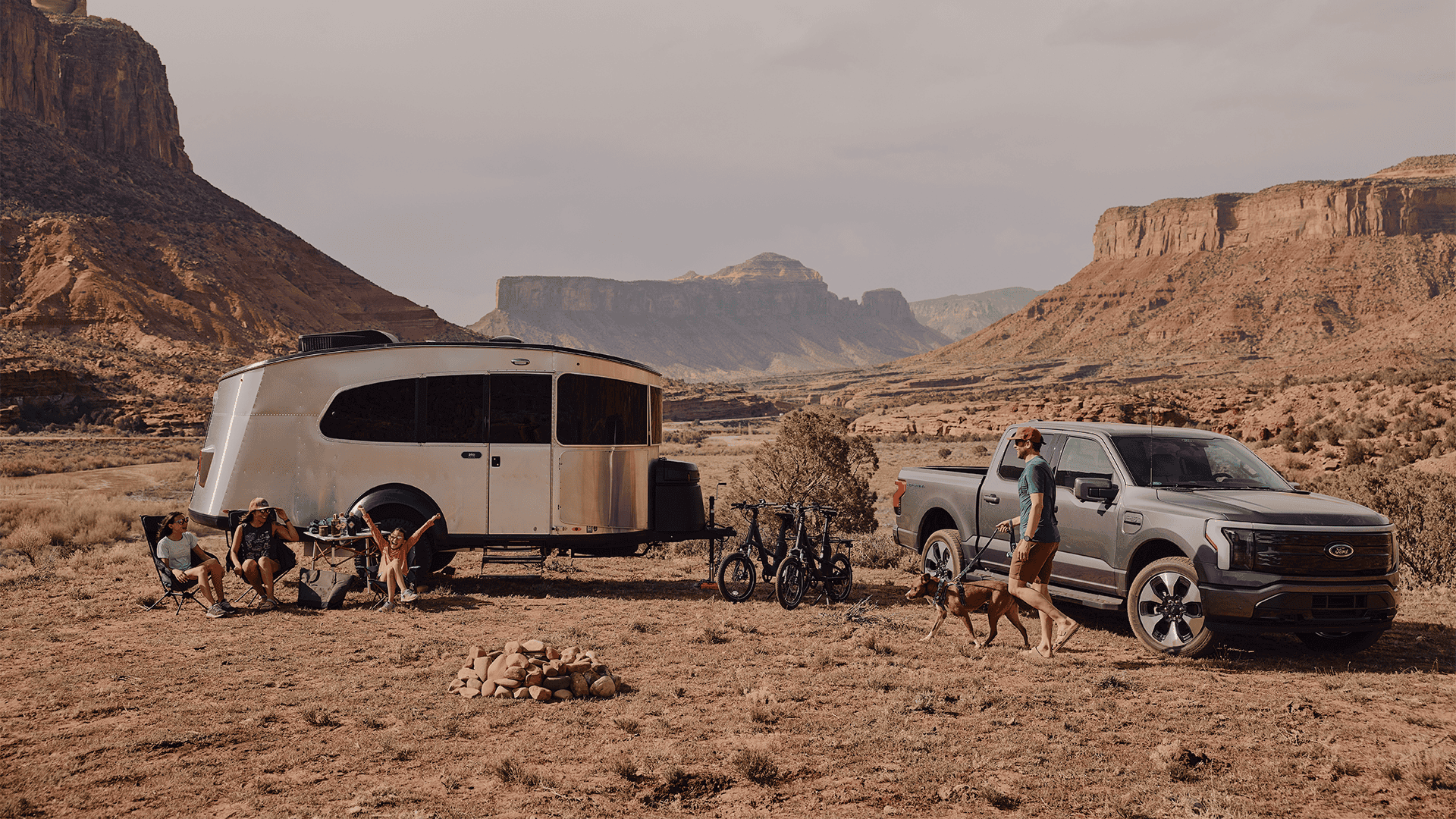 Ford F-150 Lightning Airstream's New Basecamp 20X REI Edition Promo Features F-150 Lightning Platinum 1691011692908