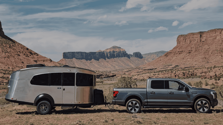 Ford F-150 Lightning Airstream's New Basecamp 20X REI Edition Promo Features F-150 Lightning Platinum 1691011717345