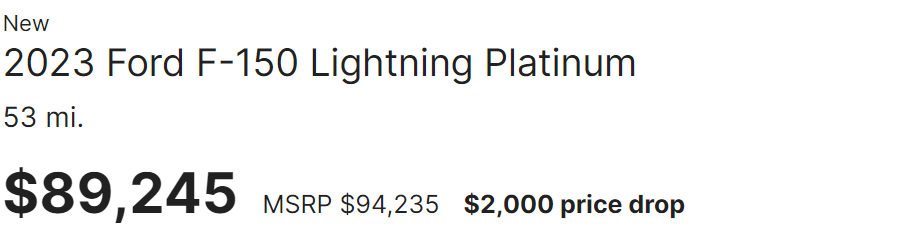 Ford F-150 Lightning Platinum Pricing - anyone negotiate a strong deal? 1696211355757