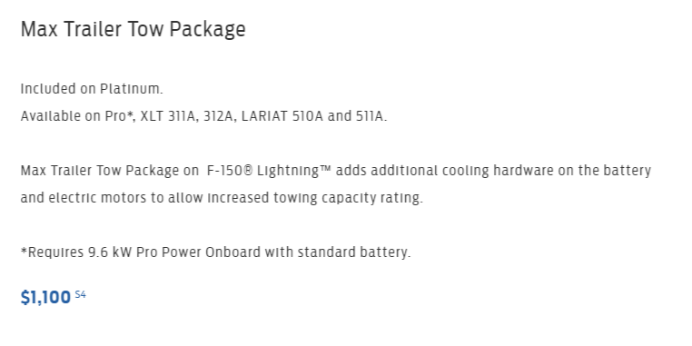 Ford F-150 Lightning What to look out for when going over towing capacity? 1699821595542