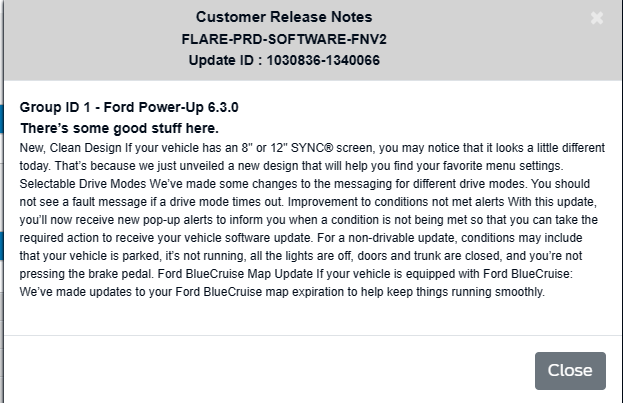 Ford F-150 Lightning Power-Up OTA 6.3.0 - Screens, Profiles, Charge Stats 1700173314920