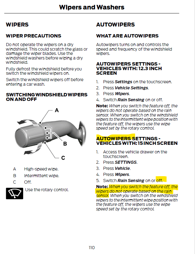 Ford F-150 Lightning Recall 22S71 - Windshield Wiper Motor inspect/replace 1701635726304