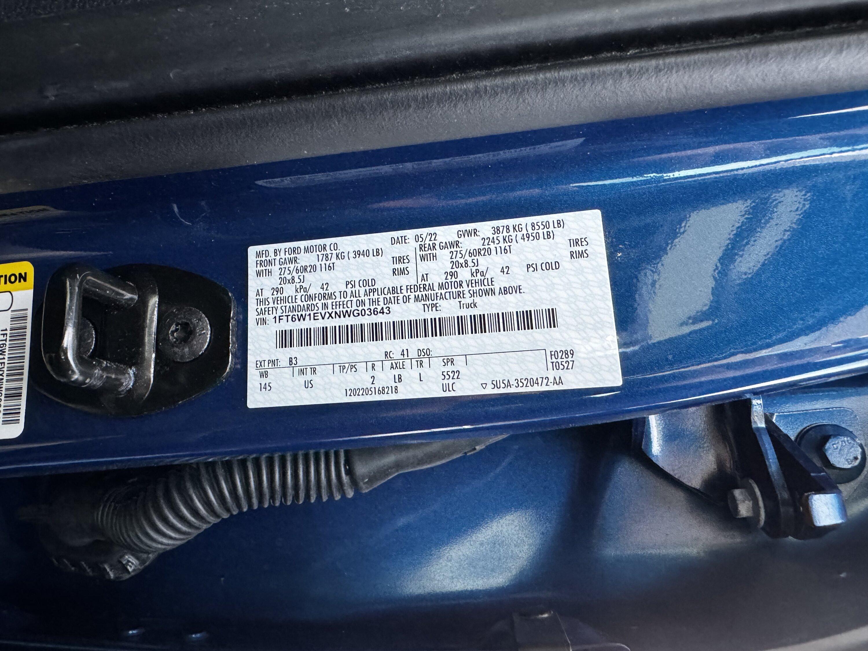 Ford F-150 Lightning Almost time for new tires, what are you planning on getting after the stock tires wear out? 1702897511343