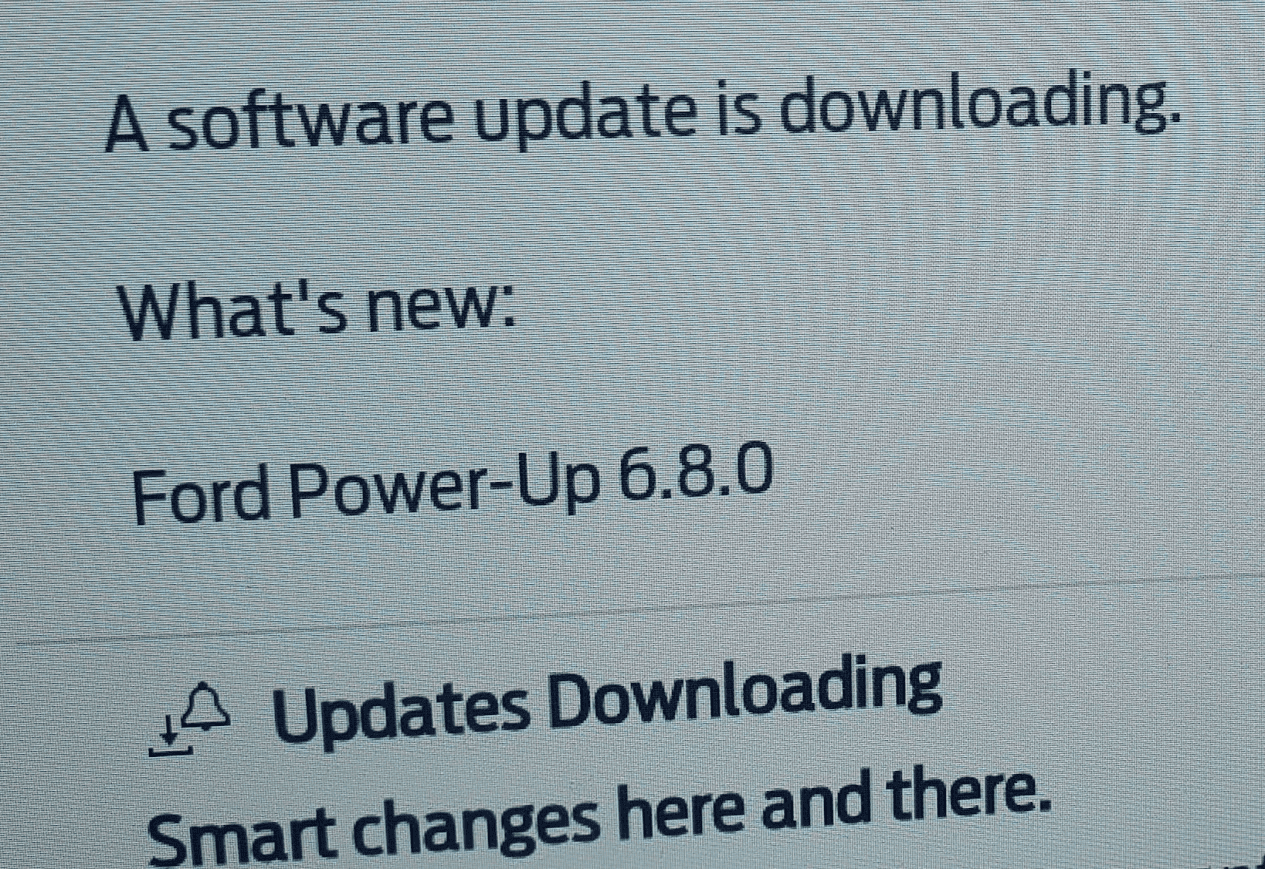 Ford F-150 Lightning Power-Up OTA 6.8.0 - Smart Changes: Center Screen 1703084720231